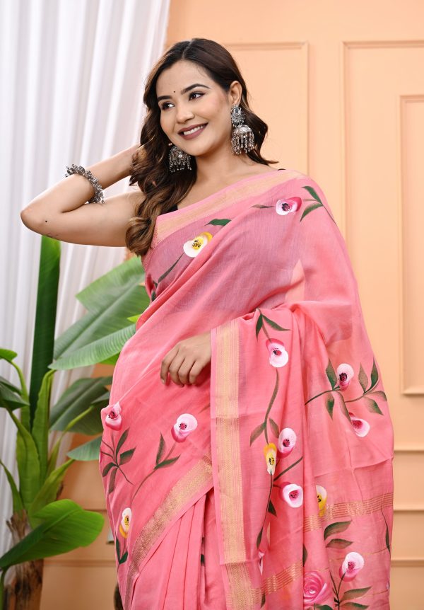 beautiful pure maheshwari silk sarees11