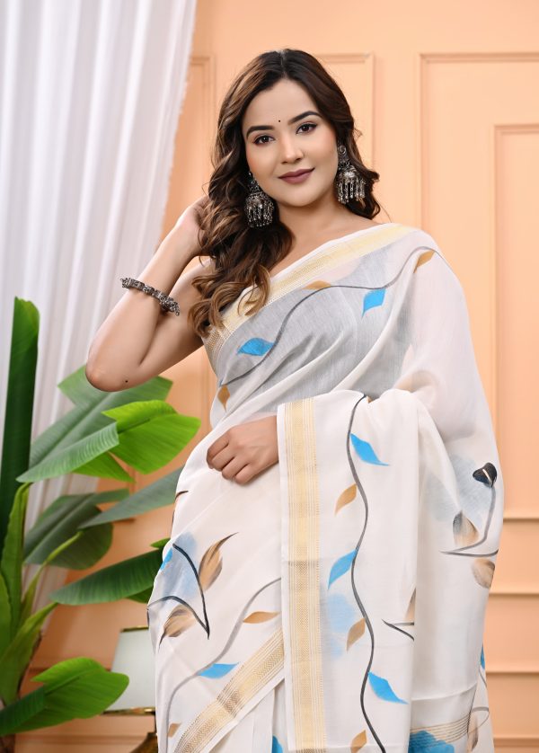 beautiful pure maheshwari silk sarees14