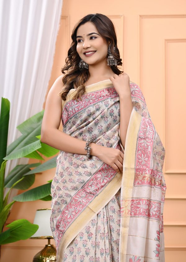 beautiful pure maheshwari silk sarees5
