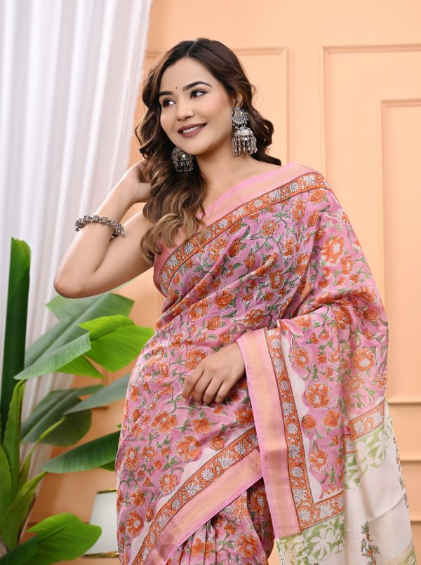 beautiful pure maheshwari silk sarees6
