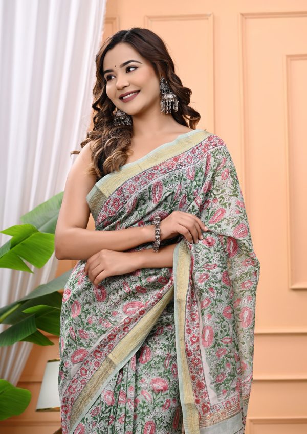 beautiful pure maheshwari silk sarees7