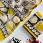 Handblock Print Kota Doria Unstiched Suit Fabric