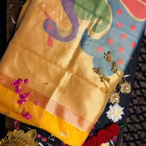 ✨ bamboo tissue paithani✨