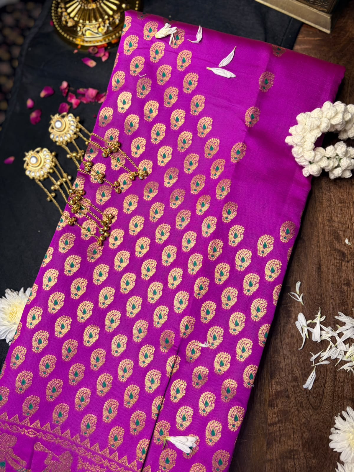 maharani tissue saree with work (copy)