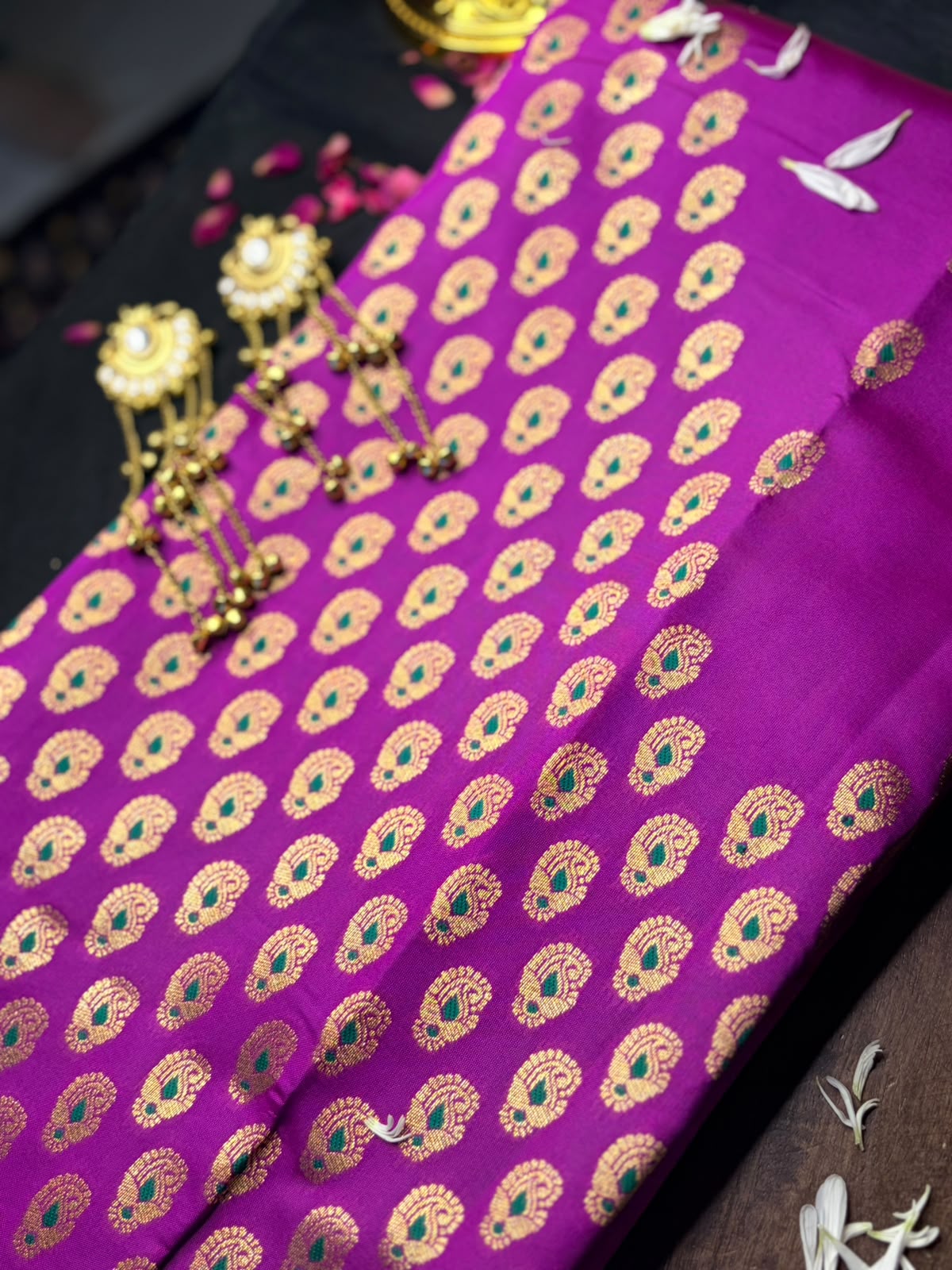 maharani tissue saree with work (copy)